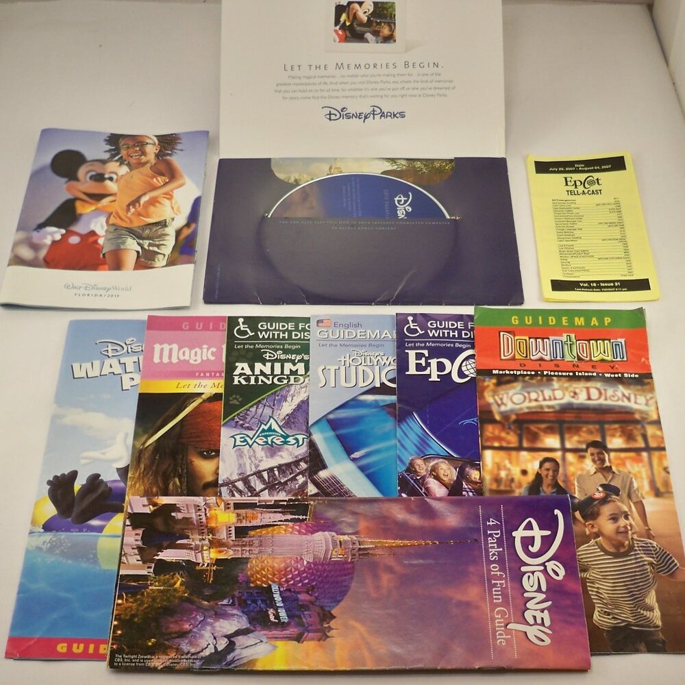 Disney World DVD*, Guides*, Epcot Tell-a-Cast 2013, 07... Ephemera